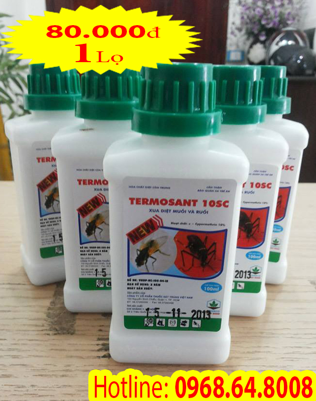 Termosant 10SC (100ml) - (SX tại VIỆT NAM) - Thuốc diệt côn trùng, muỗi, gián, ruồi, kiến, bọ chét...